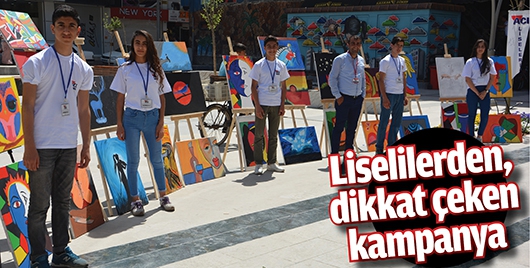 LİSELİLERDEN, DİKKAT &Ccedil;EKEN KAMPANYA