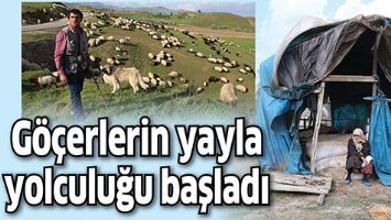 G&Ouml;&Ccedil;ERLERİN YAYLA YOLCULUĞU BAŞLADI