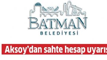 AKSOY&rsquo;DAN SAHTE HESAP UYARISI!