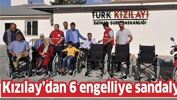 KIZILAY&rsquo;DAN 6 ENGELLİYE SANDALYE&hellip;