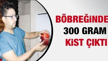 B&Ouml;BREĞİNDEN 300 GRAM KİST &Ccedil;IKTI