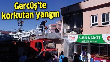GERC&Uuml;Ş'TE KORKUTAN YANGIN