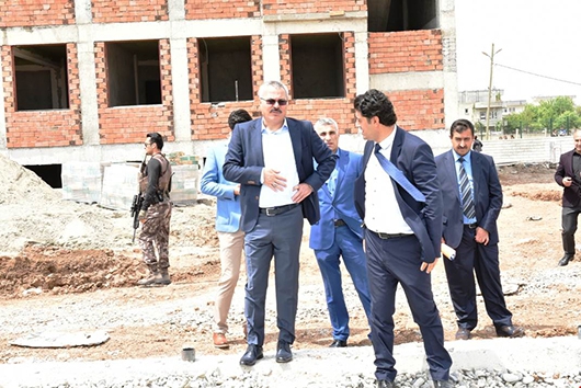 İLKOKUL İNŞAATI İNCELENDİ