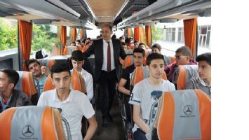 &Ouml;ĞRENCİLER KONYA&rsquo;YA UĞURLANDI