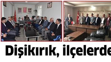 DİŞİKIRIK, İL&Ccedil;ELERDE