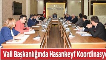 VALİ BAŞKANLIĞINDA HASANKEYF KOORDİNASYONU