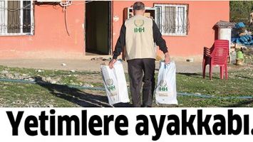 YETİMLERE AYAKKABI...