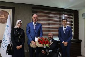 ENGELLİLERDEN AKSOY&rsquo;A ZİYARET