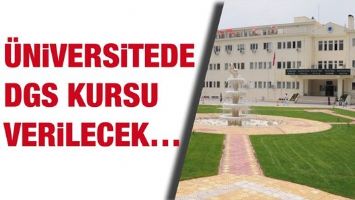 &Uuml;NİVERSİTEDE DGS KURSU VERİLECEK&hellip;