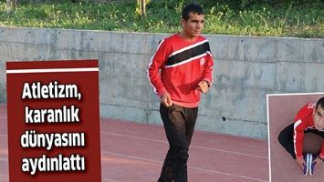 ATLETİZM, KARANLIK D&Uuml;NYASINI AYDINLATTI