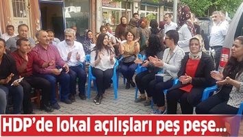 HDP&rsquo;DE LOKAL A&Ccedil;ILIŞLARI PEŞ PEŞE&hellip;