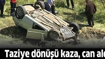 TAZİYE D&Ouml;N&Uuml;Ş&Uuml; KAZA, CAN ALDI!