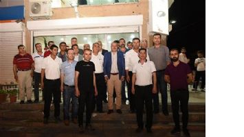 İFTAR SONRASI 4 MAHALLEYE ZİYARET