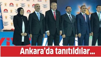 ANKARA&rsquo;DA TANITILDILAR&hellip;