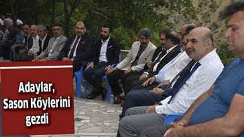 ADAYLAR, SASON K&Ouml;YLERİNİ GEZDİ