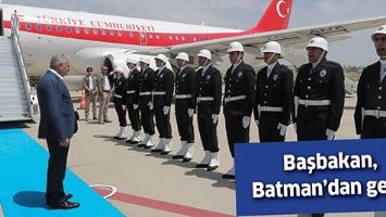 BAŞBAKAN, BATMAN&rsquo;DAN GE&Ccedil;Tİ