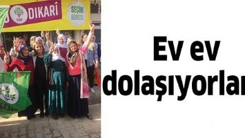 EV EV DOLAŞIYORLAR&hellip;