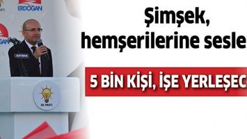 ŞİMŞEK, HEMŞERİLERİNE SESLENDİ