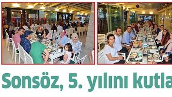 SONS&Ouml;Z, 5. YILINI KUTLADI
