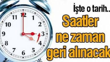 KIŞ SAATİ UYGULAMASI BAŞLIYOR&hellip;