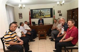 VALİ, ODA&rsquo;LARI GEZDİ