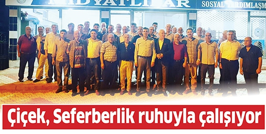 &Ccedil;İ&Ccedil;EK, SEFERBERLİK RUHUYLA &Ccedil;ALIŞIYOR