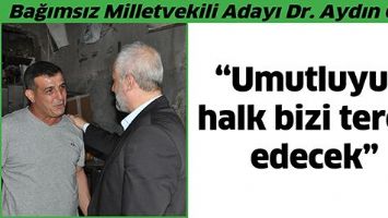 G&Ouml;K, &ldquo;UMUTLUYUZ, HALK BİZİ TERCİH EDECEK&rdquo;