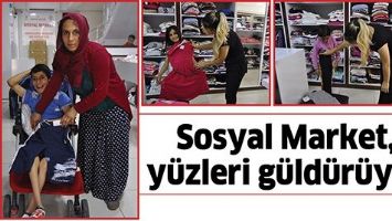 SOSYAL MARKET, Y&Uuml;ZLERİ G&Uuml;LD&Uuml;R&Uuml;YOR