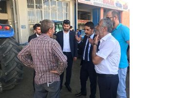 &Ccedil;ELİK SANAYİ ESNAFI İLE DERTLEŞTİ