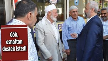 G&Ouml;K, ESNAFTAN DESTEK İSTEDİ