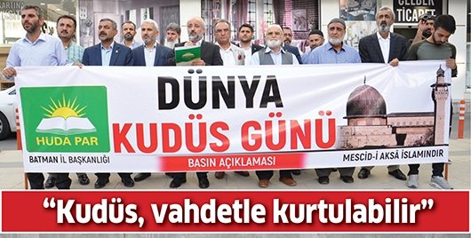 &ldquo;KUD&Uuml;S, VAHDETLE KURTULABİLİR&rdquo;