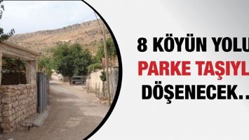 8 K&Ouml;Y&Uuml;N YOLU, PARKE TAŞIYLA D&Ouml;ŞENECEK&hellip;