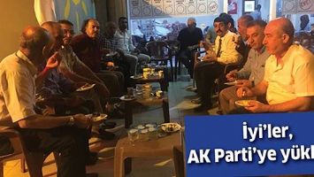 İYİ&rsquo;LER, AK PARTİ&rsquo;YE Y&Uuml;KLENDİ