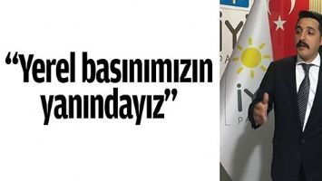 &ldquo;YEREL BASINIMIZIN YANINDAYIZ&rdquo;