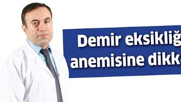 Demir eksikliği anemisine dikkat