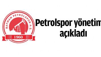 PETROLSPOR Y&Ouml;NETİMİNİ A&Ccedil;IKLADI