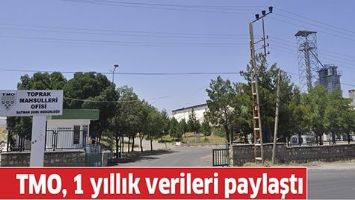 TMO, 1 YILLIK VERİLERİ PAYLAŞTI