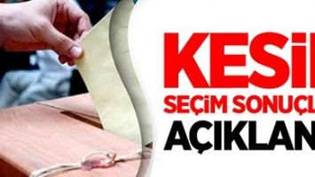 YSK, KESİN SONU&Ccedil;LARI A&Ccedil;IKLADI