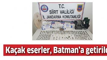 KA&Ccedil;AK ESERLER, BATMAN&rsquo;A GETİRİLDİ