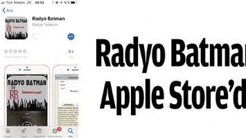 RADYO BATMAN, APPLE STORE’DE