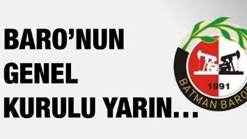 BARO&rsquo;NUN GENEL KURULU YARIN&hellip;