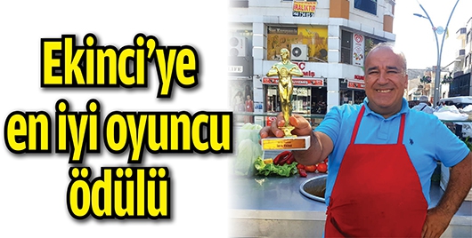 EKİNCİ&rsquo;YE EN İYİ OYUNCU &Ouml;D&Uuml;L&Uuml;