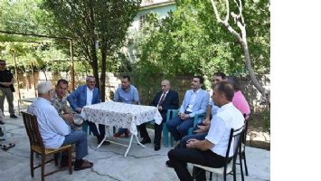 VALİ DENİZ, 15 TEMMUZ GAZİLERİNİ ZİYARET ETTİ