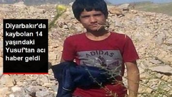 12 G&uuml;nd&uuml;r Aranan 14 Yaşındaki Yusuf'tan acı haber