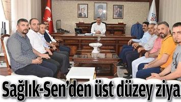 SAĞLIK-SEN&rsquo;DEN &Uuml;ST D&Uuml;ZEY ZİYARET