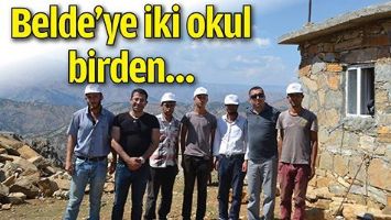 BELDE&rsquo;YE İKİ OKUL BİRDEN&hellip;