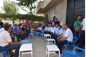 VALİ DENİZ&rsquo;DEN AKOBA K&Ouml;Y&Uuml;&rsquo;NE ZİYARET