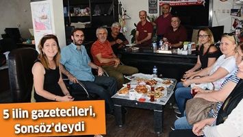 5 İLİN GAZETECİLERİ, SONS&Ouml;Z&rsquo;DEYDİ