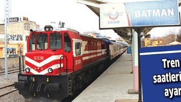 TREN SAATLERİNE AYAR