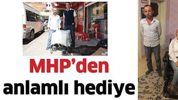 MHP&rsquo;DEN ANLAMLI HEDİYE